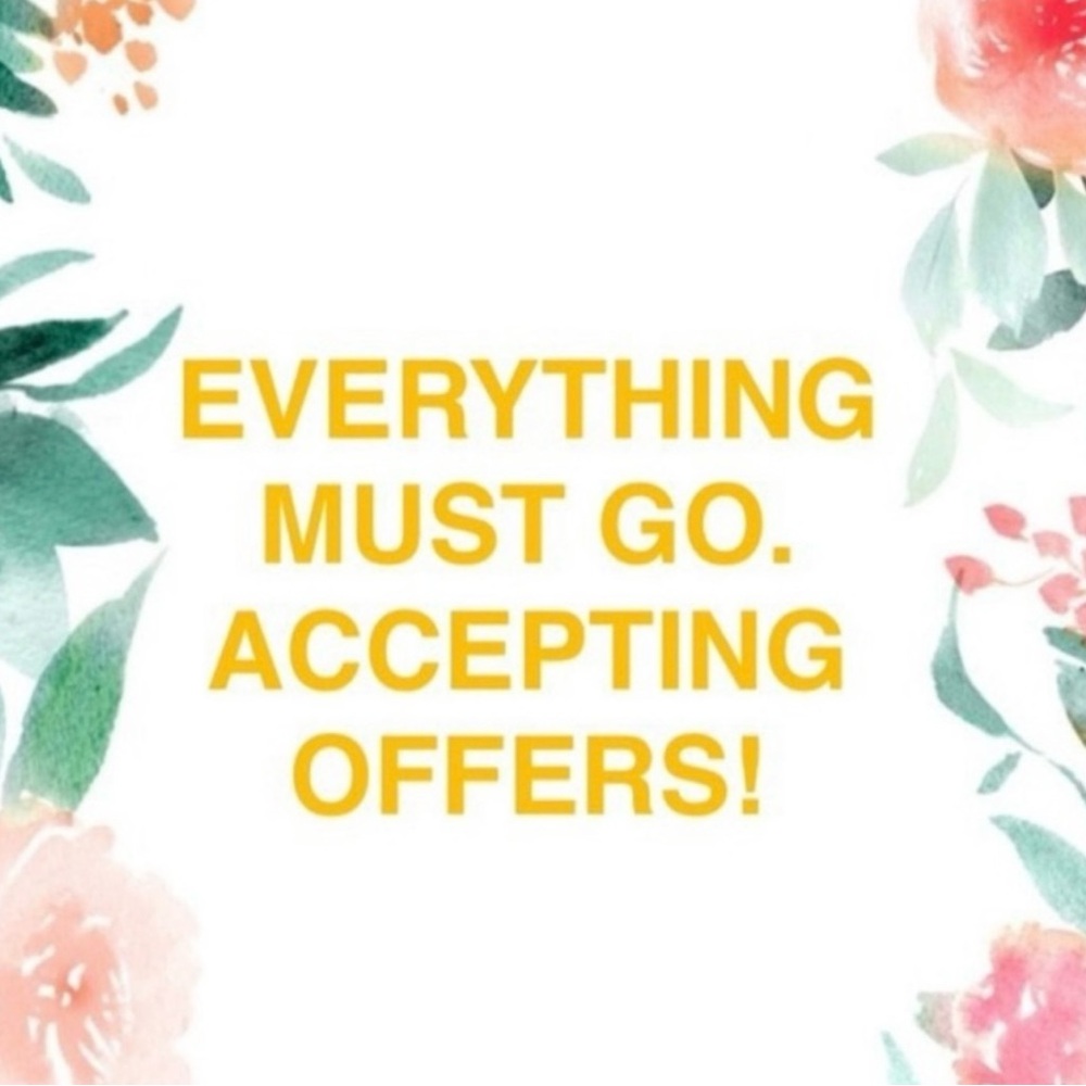 CLOSET CLEAR OUT!! EVERYTHING MUST GO!!